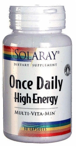 Solaray  Once Daily High Energy Multi-Vita-Min Perspective: front