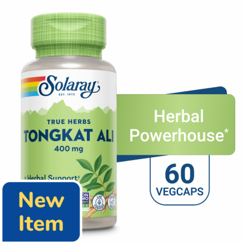 Solaray® Tongkat Ali Root Dietary Supplement Perspective: front