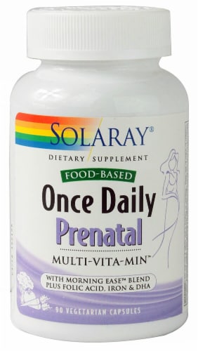 Solaray  Once Daily Prenatal Multi-Vita-Min™ Perspective: front