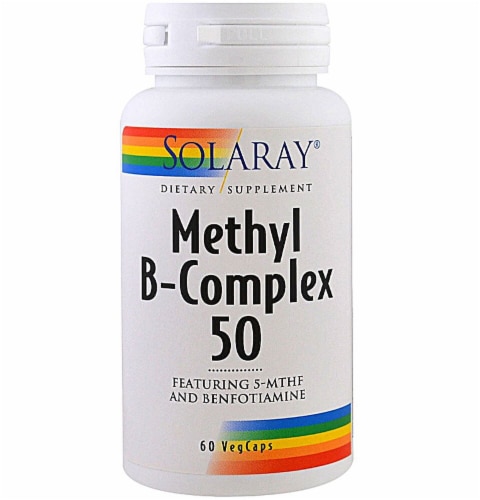 Solaray  Methyl B-Complex 50 Perspective: front