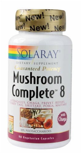 Solaray  Mushroom Complete™ 8 Perspective: front