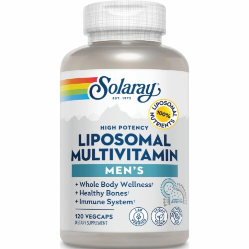 Solaray® Liposomal Men's Multivitamin Perspective: front