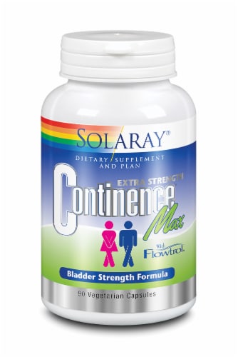 Solaray® Continence Max with Flowtrol Dietary Supplement Perspective: front