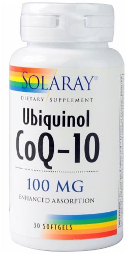 Solaray  Ubiquinol CoQ-10 Perspective: front