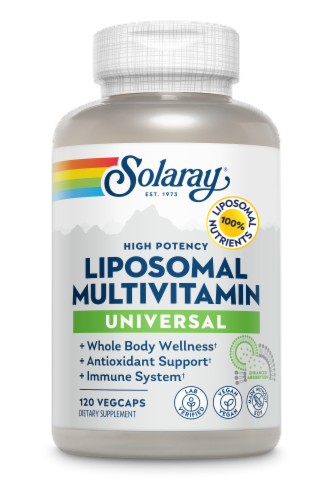 Solaray® Liposomal Universal Multivitamin Perspective: front