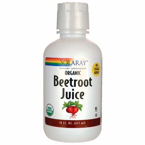 Solaray Organic Beetroot Juice 16 fl oz Liq Perspective: front