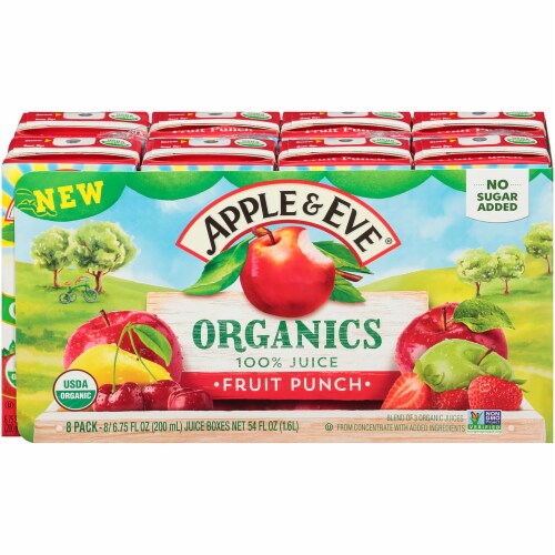 Apple & Eve® Organics 100% Juice Fruit Punch Perspective: front