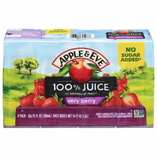 Apple & Eve Very Berry Juice Perspective: front