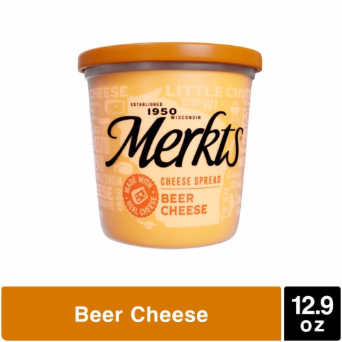 Merkts Beer Cheese Spreadable Cheese Cup Perspective: front