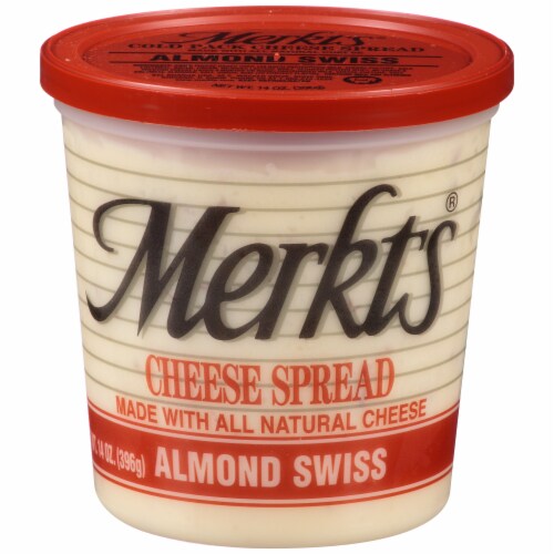 Merkts Almond Swiss Cheese Spread Perspective: front