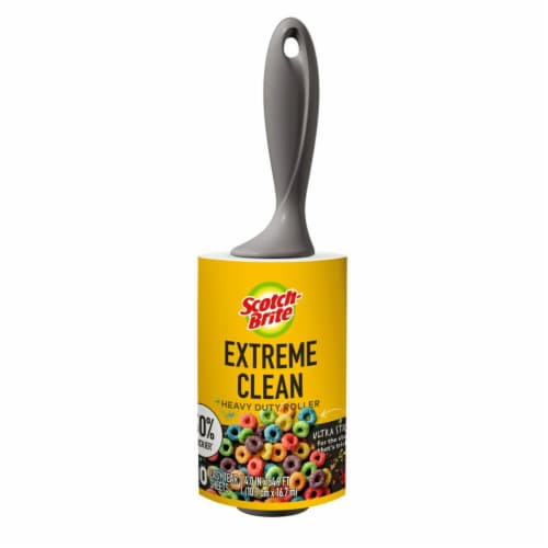 Scotch-Brite™ 50% Stickier Extreme Clean Lint Roller Perspective: front