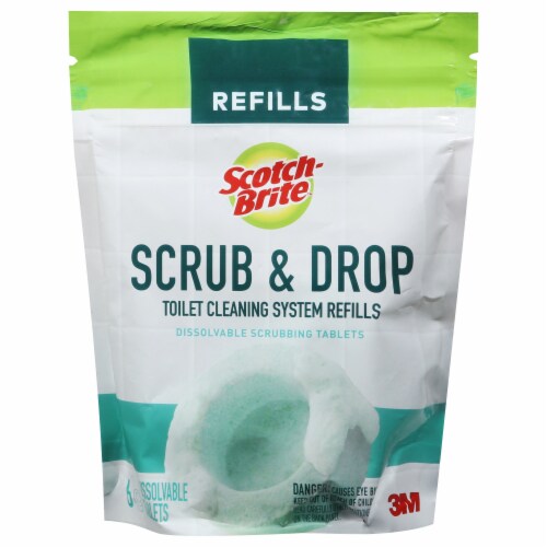 Scotch-Brite™ Scrub & Drop Toilet Cleaning System Refills Perspective: front
