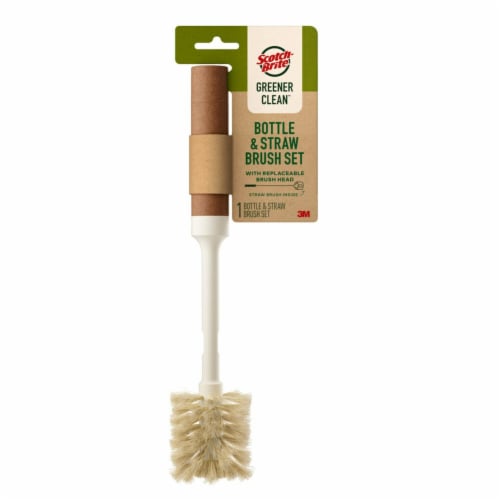 Scotch-Brite™ Greener Clean™ Bottle Brush and Refills Perspective: front