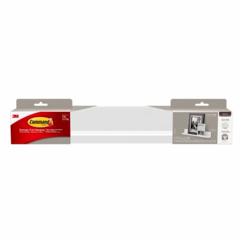 Command™ Damage-Free Quartz Picture Ledge Perspective: front