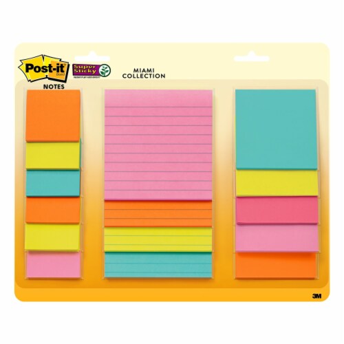 Post-it® Super Sticky Notes - 15 Pack - Assorted, 2 x 2 in - Harris Teeter