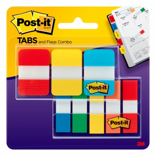 Post-it® Tabs and Flags Combo Pack Perspective: front