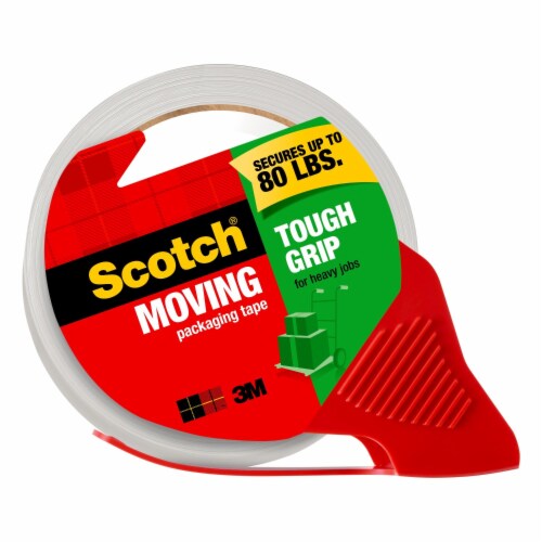 Scotch® Moving & Storage Packing Tape with Dispenser - Clear Perspective: front