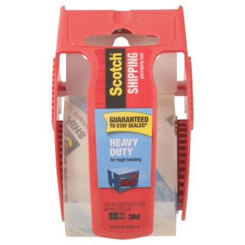Scotch® Tough Grip Move Packing Tape Perspective: front