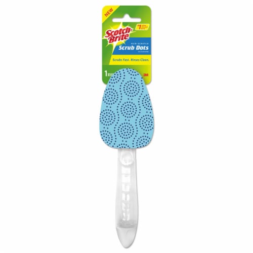 Scotch-Brite® Non-Scratch Scrub Dots Dishwand Perspective: front