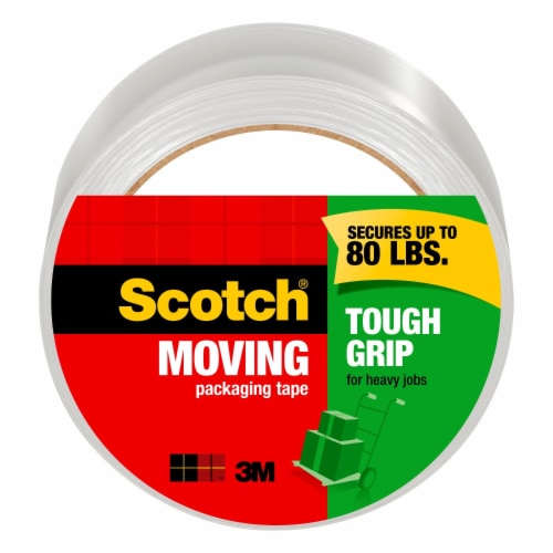 Scotch® Tough Grip Heavy Duty Moving Packaging Tape Perspective: front