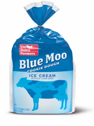 United Dairy Farmers Blue Moo Cookie Dough Ice Cream Cups 12 Ct Kroger