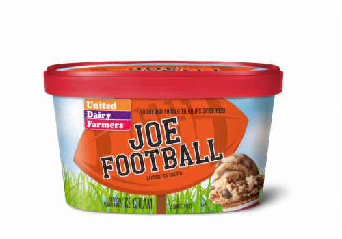 UDF Joe Football Ice Cream Perspective: front