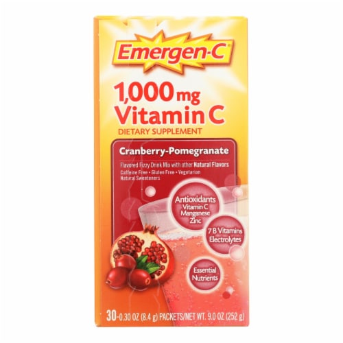 Emergen-C 1000mg Vitamin C Supplement Powder Perspective: front