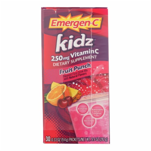 Emergen-C Kidz 250mg Vitamin C Powder Perspective: front