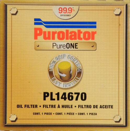 Purolator PureONE Oil Filter PL14670 Perspective: front