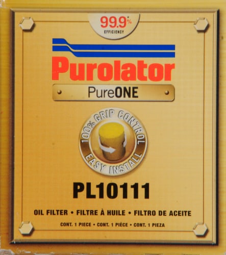 Purolator PL10111 PureONE Oil Filter Perspective: front
