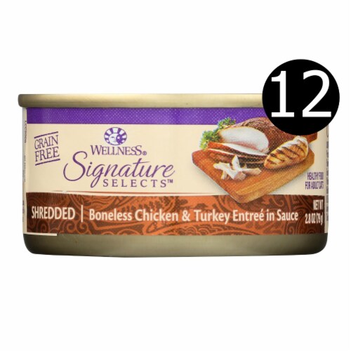 Wellness Pet Products Cat - Can - Turkey - Chicken - Signature Selects Perspective: front
