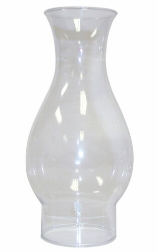 Lamplight Farms Flared Glass Oil Lamp Shade - Clear Perspective: front