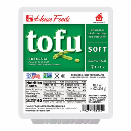 House Foods Organic Soft Tofu Perspective: front
