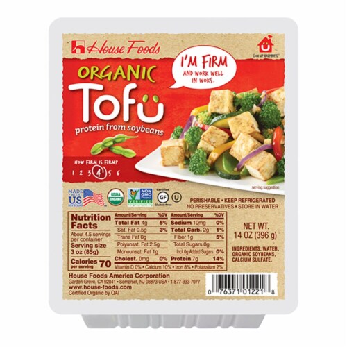 House Foods Organic Firm Tofu Perspective: front