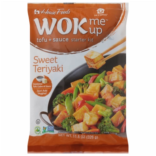 House Foods Wok Me Up Sweet Teriyaki Tofu Perspective: front