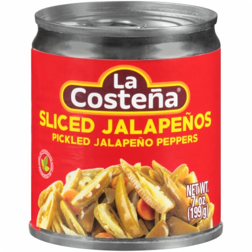 La Costena Green Pickled Sliced Jalapeno Peppers Perspective: front