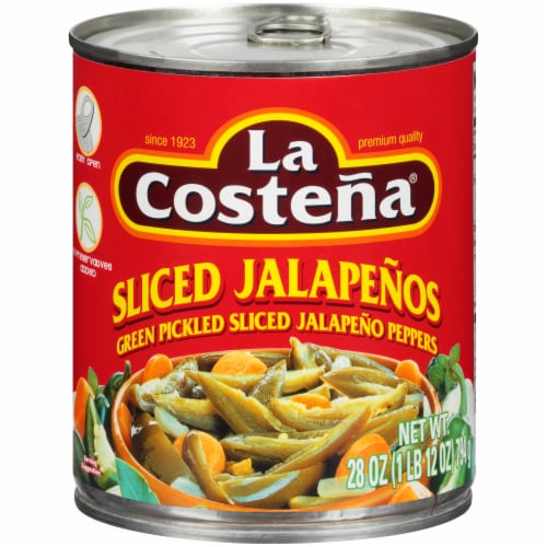 La Costena® Sliced Jalapeno Peppers Perspective: front