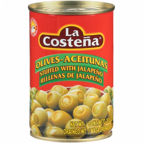 La Costena Jalapeno Stuffed Olives Perspective: front