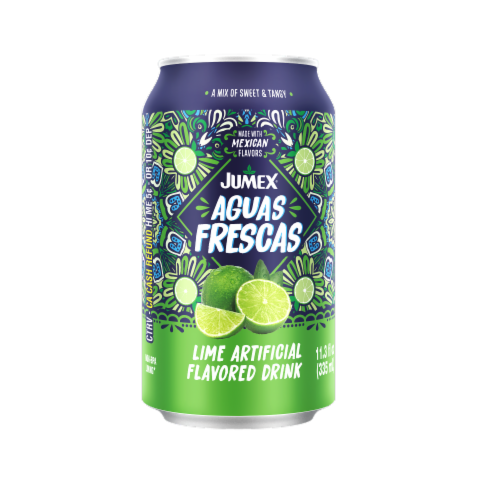 Jumex Agua Frescas Lime Artificial Flavored Drink Perspective: front