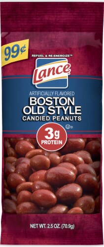 Lance Boston Old Style Candied Peanuts Perspective: front