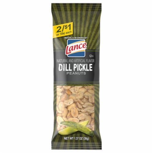 Lance® Dill Pickle Peanuts Perspective: front