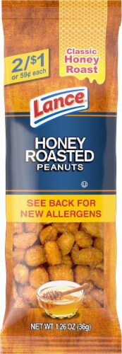 Lance® Honey Roasted Peanuts Perspective: front