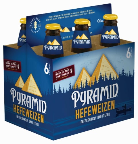 Beer Bar Coaster PYRAMID Brewing Co Hefe Weizen The Squeeze With Fresh Lemon 