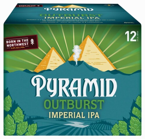 Pyramid Outburst Imperial IPA Perspective: front