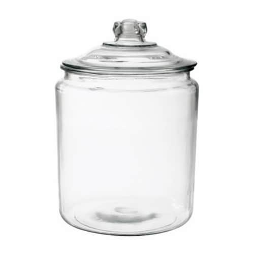 Glass Jars with Glass Lids- Anchor Hocking