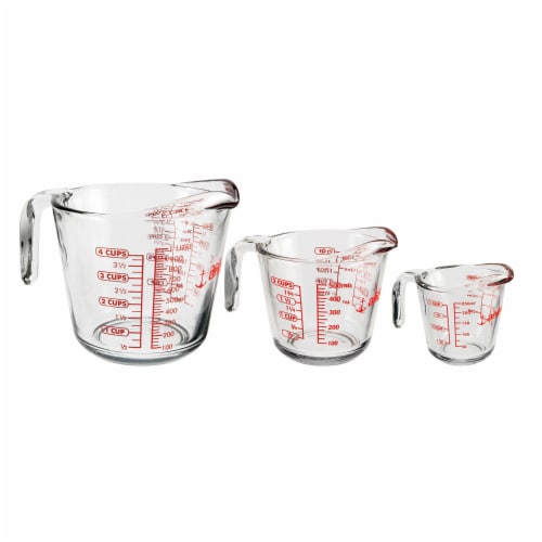 Anchor Hocking Measuring Cup Set - Clear Perspective: front