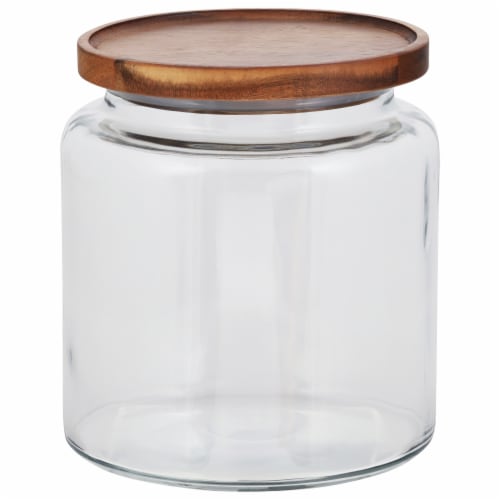 Anchor Hocking Acacia Lid Montana Jar Perspective: front