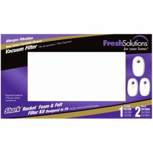 ELCO LABORATORIES 229407 Shark Rocket Vacuum Filter Kit Pack of 2 Perspective: front