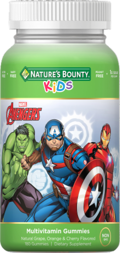Nature's Bounty Kids Avengers Multivitamin Gummies Perspective: front