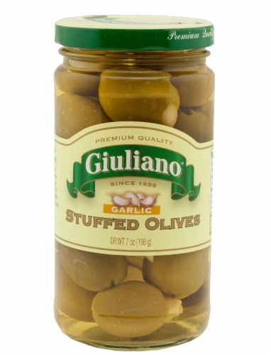 Giuliano® Garlic Stuffed Olives Perspective: front